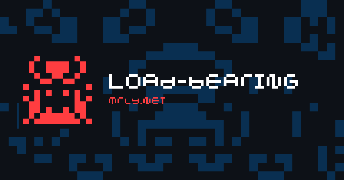 Load-bearing comments card