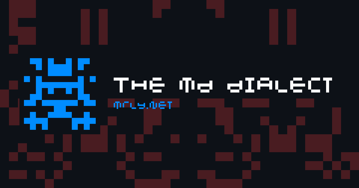 The md dialect card