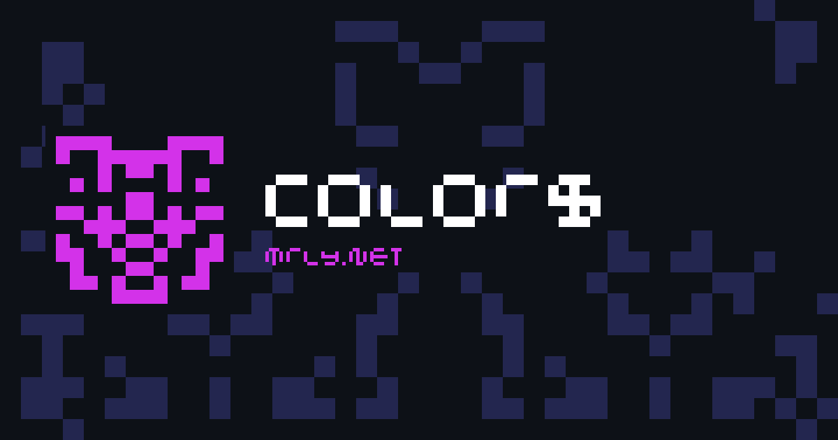 colors card