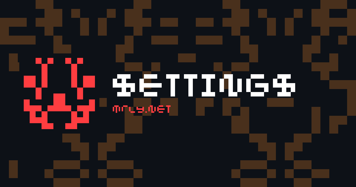 settings card