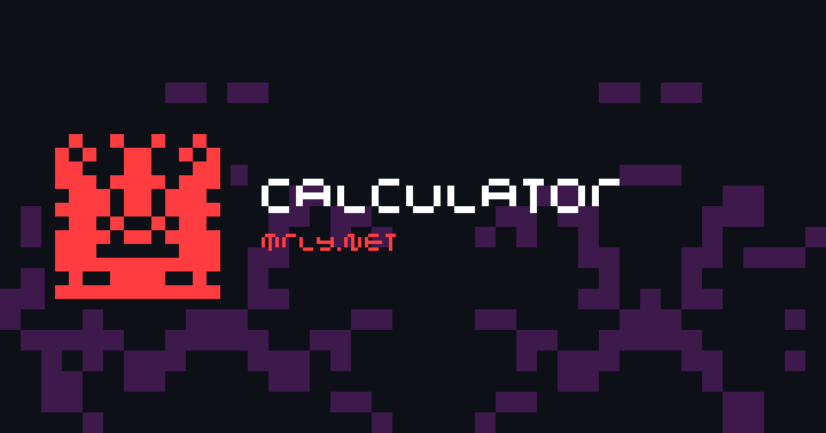 calculator card