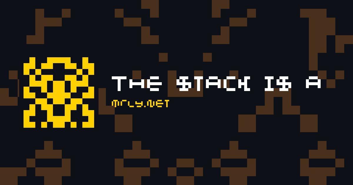 The stack is an RH-observable card